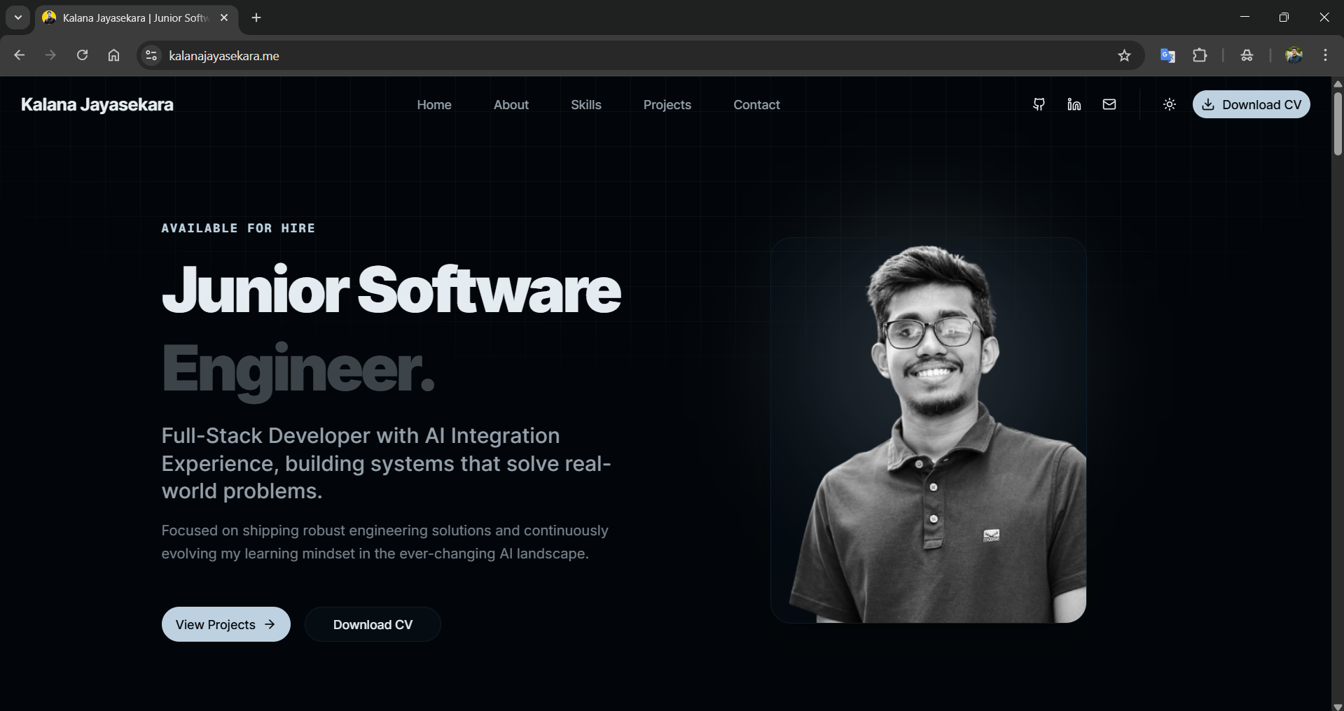 Personal Portfolio Website